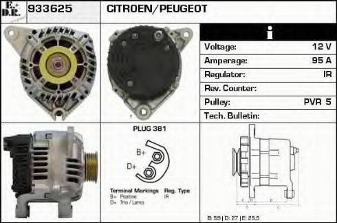 EDR 933625 - Генератор autospares.lv