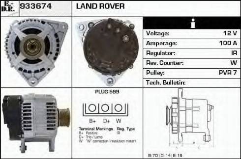 EDR 933674 - Генератор autospares.lv