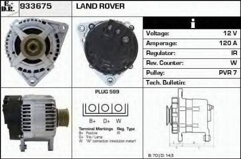 EDR 933675 - Генератор autospares.lv