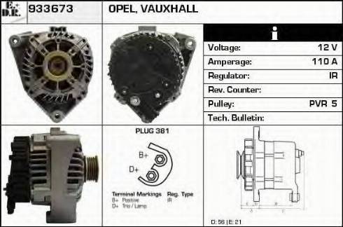 EDR 933673 - Генератор autospares.lv