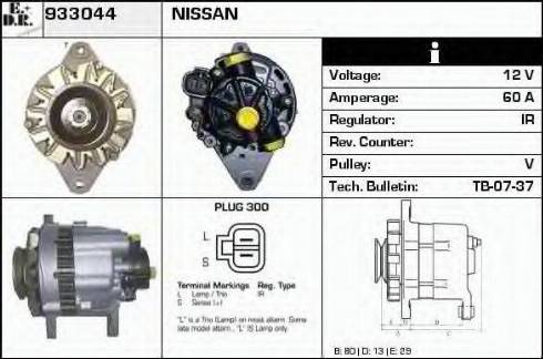 EDR 933044 - Генератор autospares.lv