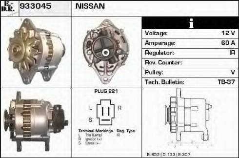 EDR 933045 - Генератор autospares.lv