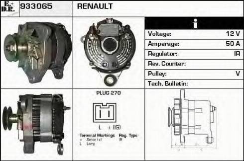 EDR 933065 - Генератор autospares.lv