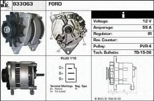 EDR 933063 - Генератор autospares.lv