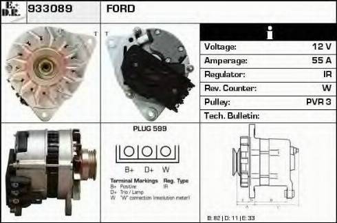 EDR 933089 - Генератор autospares.lv