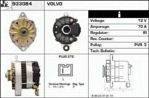 EDR 933084 - Генератор autospares.lv