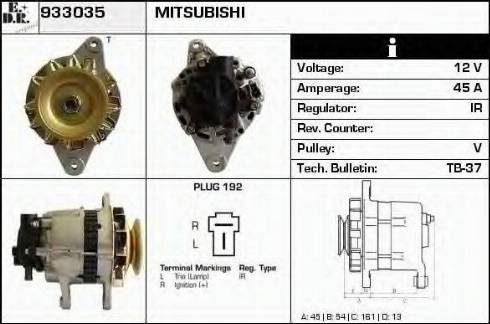 EDR 933035 - Генератор autospares.lv