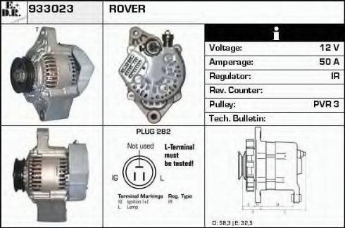 EDR 933023 - Генератор autospares.lv