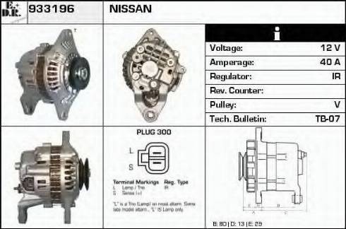 EDR 933196 - Генератор autospares.lv