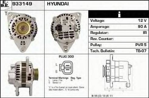 EDR 933149 - Генератор autospares.lv