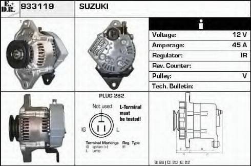 EDR 933119 - Генератор autospares.lv