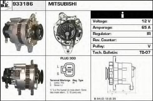 EDR 933186 - Генератор autospares.lv