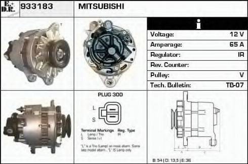 EDR 933183 - Генератор autospares.lv