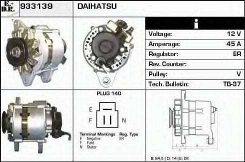 EDR 933139 - Генератор autospares.lv