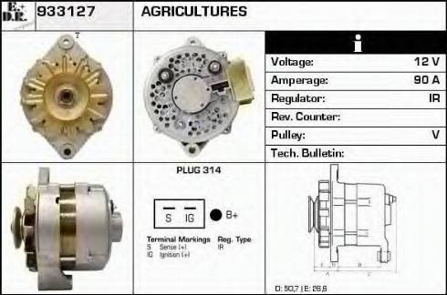 EDR 933127 - Генератор autospares.lv