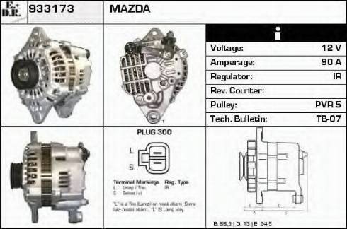 EDR 933173 - Генератор autospares.lv