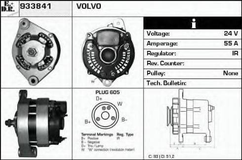 EDR 933841 - Генератор autospares.lv