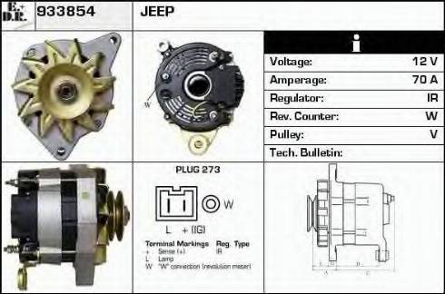 EDR 933854 - Генератор autospares.lv