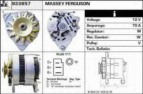 EDR 933857 - Генератор autospares.lv