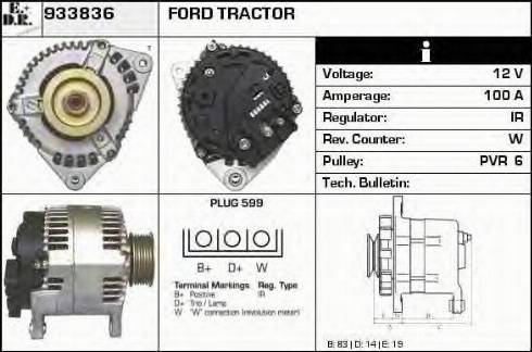 EDR 933836 - Генератор autospares.lv