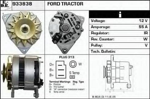 EDR 933838 - Генератор autospares.lv