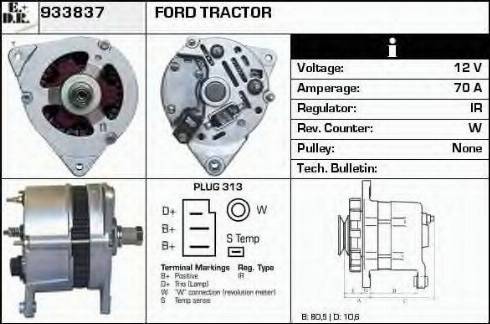 EDR 933837 - Генератор autospares.lv