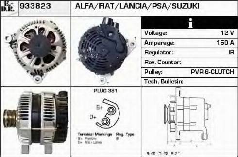 EDR 933823 - Генератор autospares.lv