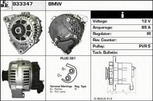 EDR 933347 - Генератор autospares.lv