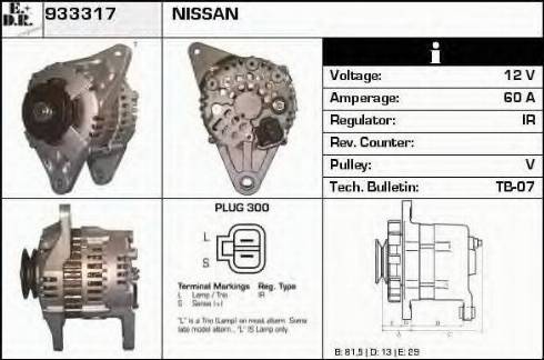 EDR 933317 - Генератор autospares.lv