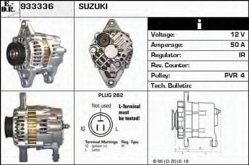 EDR 933336 - Генератор autospares.lv