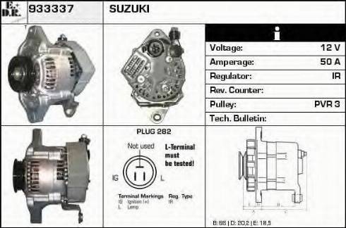 EDR 933337 - Генератор autospares.lv