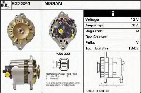 EDR 933324 - Генератор autospares.lv