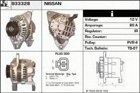 EDR 933328 - Генератор autospares.lv