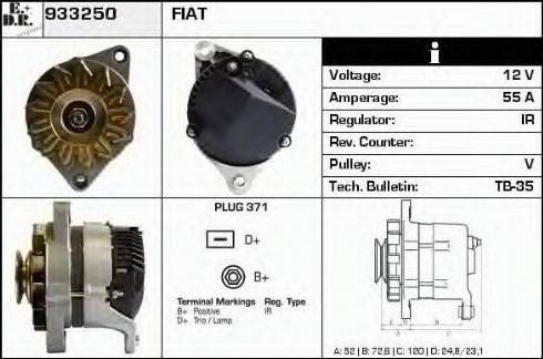 EDR 933250 - Генератор autospares.lv