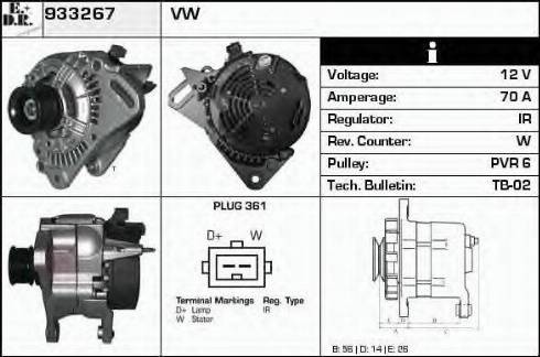 EDR 933267 - Генератор autospares.lv