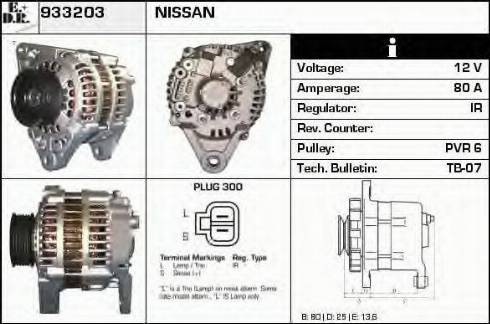 EDR 933203 - Генератор autospares.lv