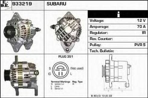 EDR 933219 - Генератор autospares.lv