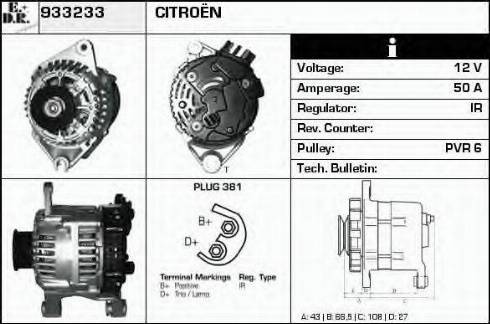 EDR 933233 - Генератор autospares.lv