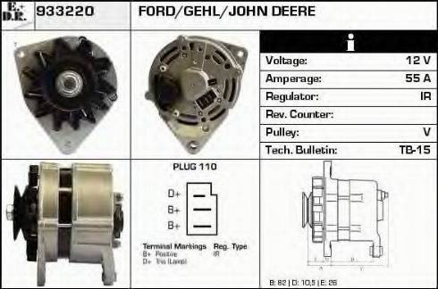 EDR 933220 - Генератор autospares.lv