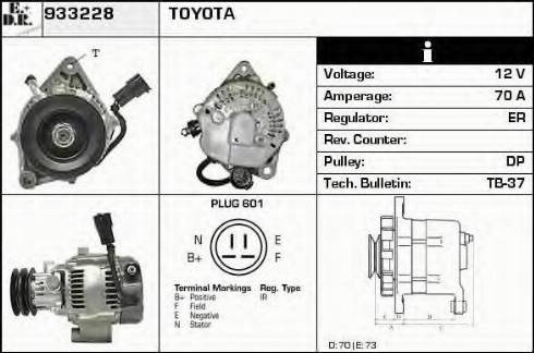 EDR 933228 - Генератор autospares.lv