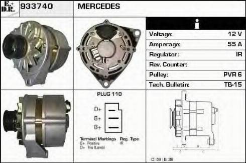 EDR 933740 - Генератор autospares.lv