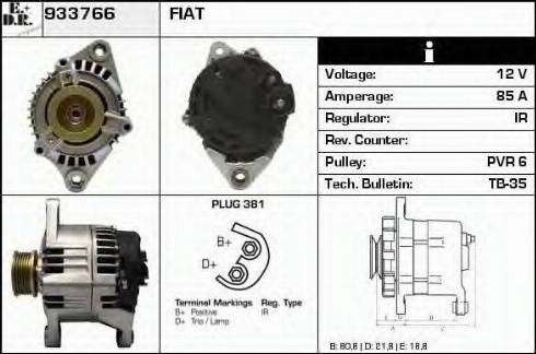 EDR 933766 - Генератор autospares.lv