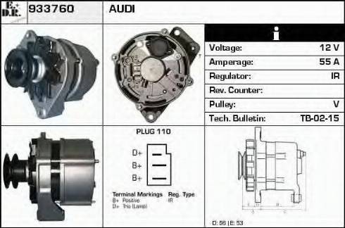 EDR 933760 - Генератор autospares.lv