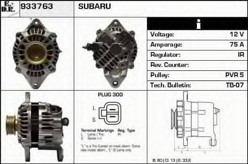 EDR 933763 - Генератор autospares.lv