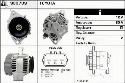 EDR 933739 - Генератор autospares.lv