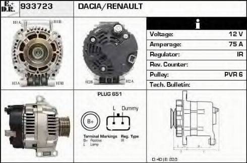 EDR 933723 - Генератор autospares.lv