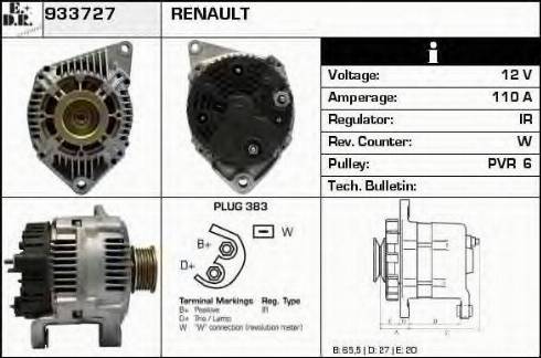 EDR 933727 - Генератор autospares.lv