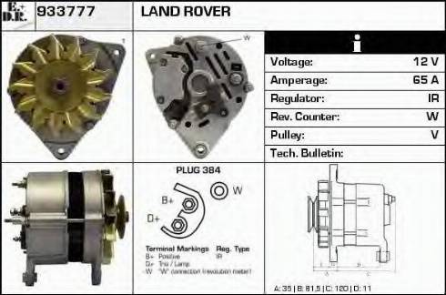 EDR 933777 - Генератор autospares.lv