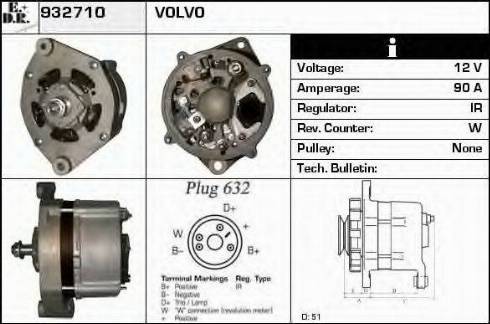 EDR 932710 - Генератор autospares.lv