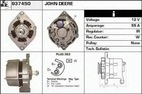 EDR 937450 - Генератор autospares.lv